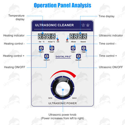 Skymen Ultrasonic Cleaner z pojemnością 38L do czyszczenia wtryskiwacza paliwa