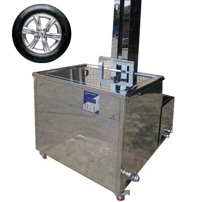 Automatyczna myjka ultradźwiękowa do opon z podnośnikiem pneumatycznym, łatwa w obsłudze