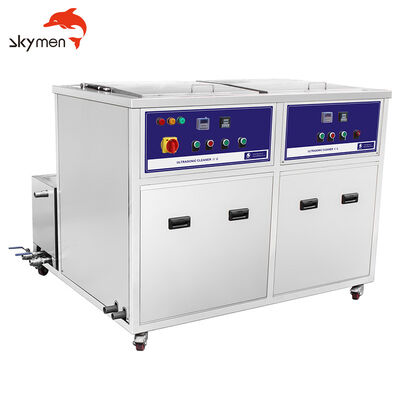 Powerful 2000L Double Tanks Washing Rinse Spray Bubbling Cleaning Custom Made Ultrasonic Industrial Cleaner