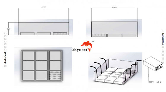 Zanurzalne przetworniki ultradźwiękowe płytowe/skrzynkowe