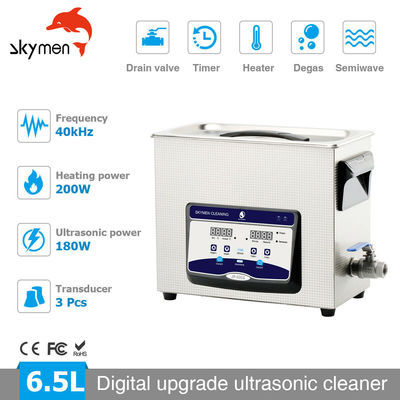Skymen Ultradźwiękowy środek czyszczący do cewek Vape e-papierosa z koszem 200 W podgrzewacz 1,72 galona