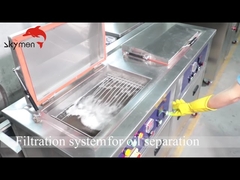 Regulowany zegar Przemysłowa myjka ultradźwiękowa 360L 3600W do kołków / stempli wypychaczy