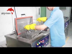 Przemysłowa myjka ultradźwiękowa AC 220 V / 380 V 135 l z płukaniem / filtrem / suszarką