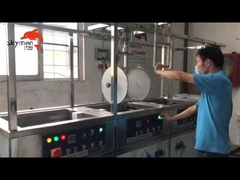 Skymen JTM-3024GH 77L 1200W Dpf Trzyzbiornikowa przemysłowa myjka ultradźwiękowa Ruch poziomy z Li